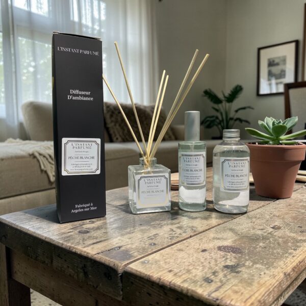 Diffuseur PÊCHE BLANCHE